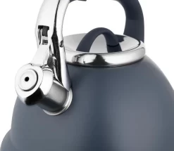 Bouilloire Sifflante Florina ''Emers'' - Bouilloire - Bouilloire - Avec Manche En Soie Cool Touch - Pour Toutes Les Sources De Chaleur - 3L - Inox - Blauw -Fournitures De Cuisine Boutique 1200x1046 1