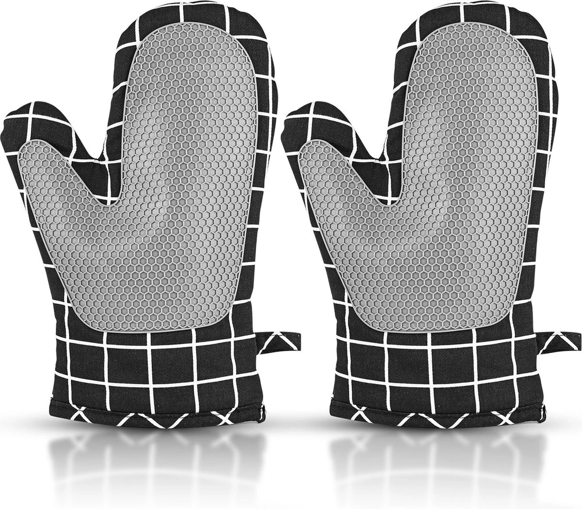 Gants De Four Zacro - Set De 10 Pièces - Protection Jusqu'à 260 °C - Gants De Four Avec 2 Maniques - Résistant à La Chaleur - Cuisson 7 Gants De Four Zacro - Set De 10 Pièces - Protection Jusqu'à 260 °C - Gants De Four Avec 2 Maniques - Résistant à La Chaleur - Cuisson – Image 7