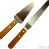 ESTARK® Pelle à Gâteau 2x - Set De 2 Pièces Pelles à Tarte à Gâteau Couteaux à Gâteau - Bois - Métal - Couverts - Couteau à Gâteau - Pelle à Gâteau - Couper Et Servir Le Gâteau - 2 Pièces