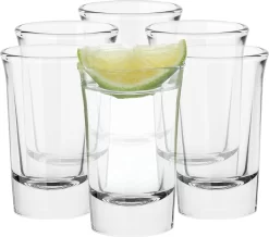 Vodka Verres Verres à Liqueur Stamper Shooter Verres Verres à Liqueur Glas Pour Genièvre Tequila Gin Vodka Shot Glas à Liqueur | Va Au Lave-vaisselle | Collection Saül | 30 Ml | Série De 12