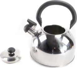 Bouilloire Sifflante Florina Acero En Acier Inoxydable Poli Argent 2,5 Litres - Bouilloire - Convient à Toutes Les Sources De Chaleur - Poignée Rabattable -Fournitures De Cuisine Boutique 1200x1063 5