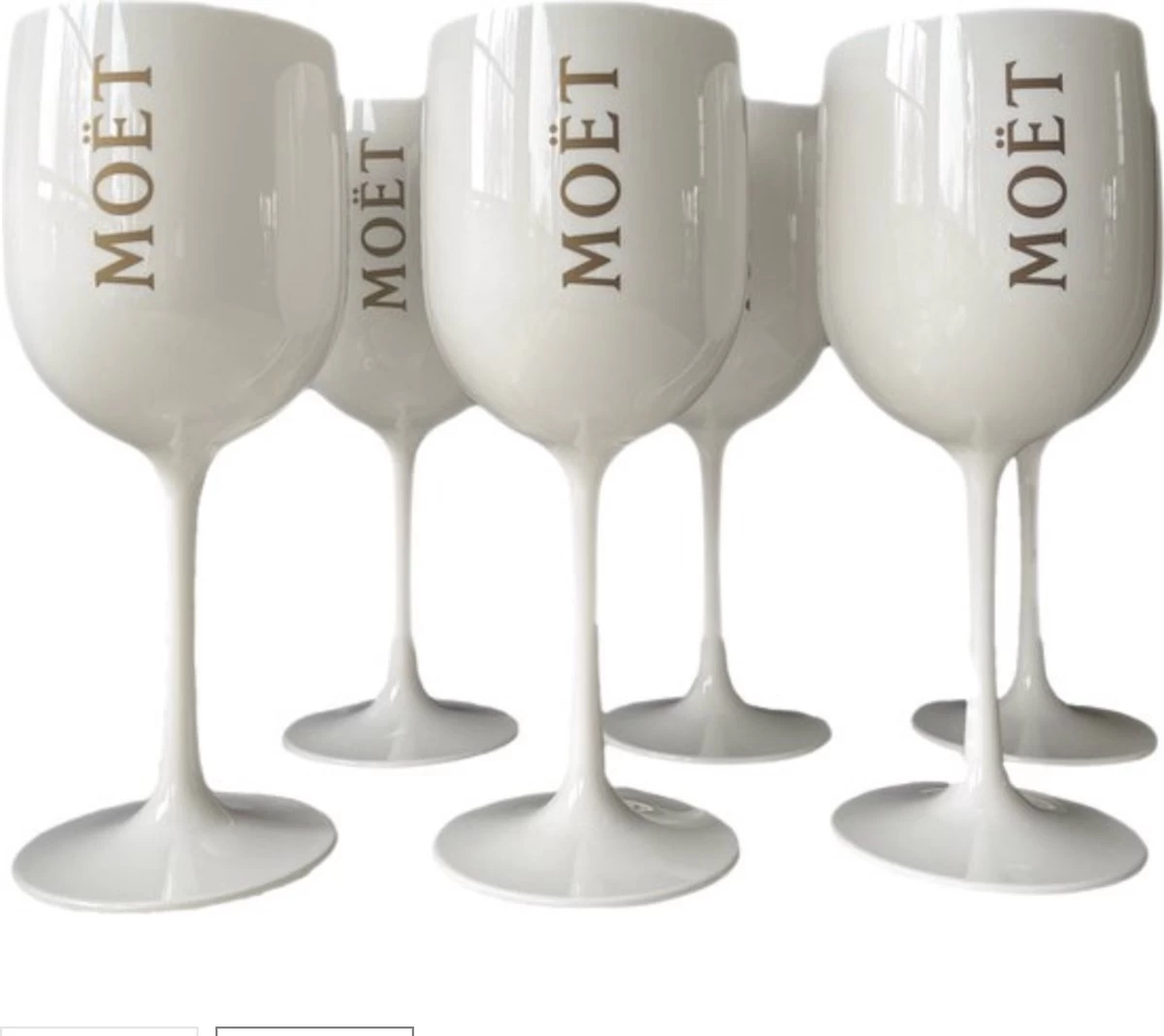 Glas à Glace Moët & Chandon - 2 Pièces - Verres à Flûtes à Champagne - (Wit) - Acryl - Champagne - Verres - Traiteur - Astuce D'examen 2 Glas à Glace Moët & Chandon - 2 Pièces - Verres à Flûtes à Champagne - (Wit) - Acryl - Champagne - Verres - Traiteur - Astuce D'examen – Image 2