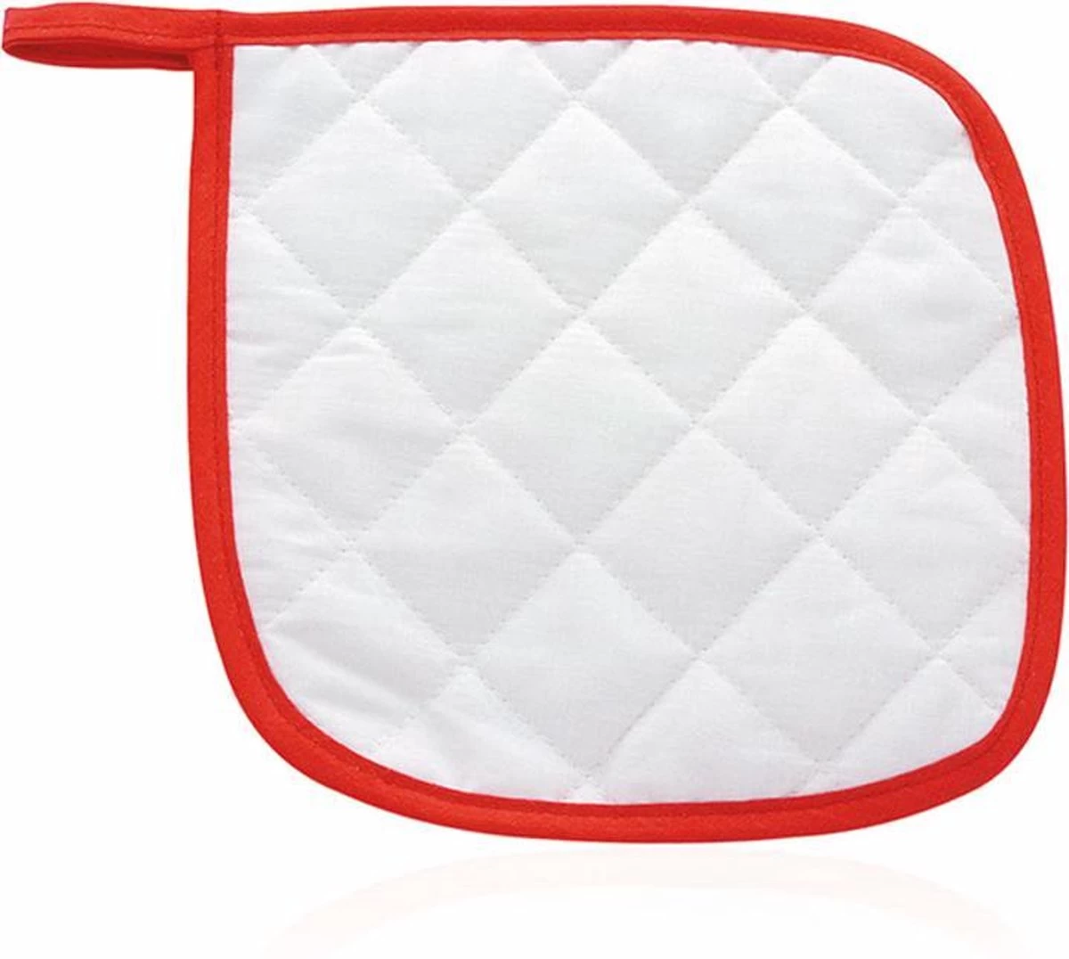 Manique - Gant De Four - Aide à L'égouttage - Résistant à La Chaleur - Cuisson - Bicolore - Rouge / Blanc 1 Manique - Gant De Four - Aide à L'égouttage - Résistant à La Chaleur - Cuisson - Bicolore - Rouge / Blanc