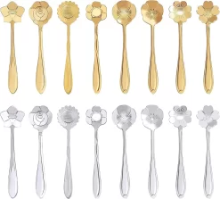 Cuillère à Café / Cuillères à Café Cuillères à Expresso, Cuillères à Dessert Cuillères à Café, Petites Mini Cuillères Pour Les Fêtes, Va Au Lave-vaisselle - 16 Pieces