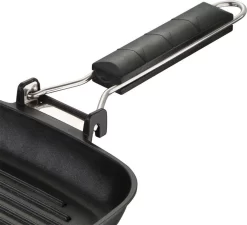 Poêle à Griller De Luxe Oneiro Avec Poignée Pliable – ø24 X H 3,7 Cm – Cuisine – Salle à Manger – Cuisine – Poêle – Induction – Gaz – Casseroles – Poêles -Fournitures De Cuisine Boutique 1200x1093