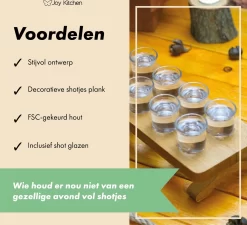 Verres à Shot Décoration Bar Joy Kitchen | Traîneau En Bois | équipé De 8 Verres à Liqueur | Verre à Liqueur | Coups | Accessoires De Bar | Verres De Table De Bar | Jeux à Boire | Porte-verre à Morve | Jeu à Boire Pour Elle Et Lui -Fournitures De Cuisine Boutique 1200x1095 4