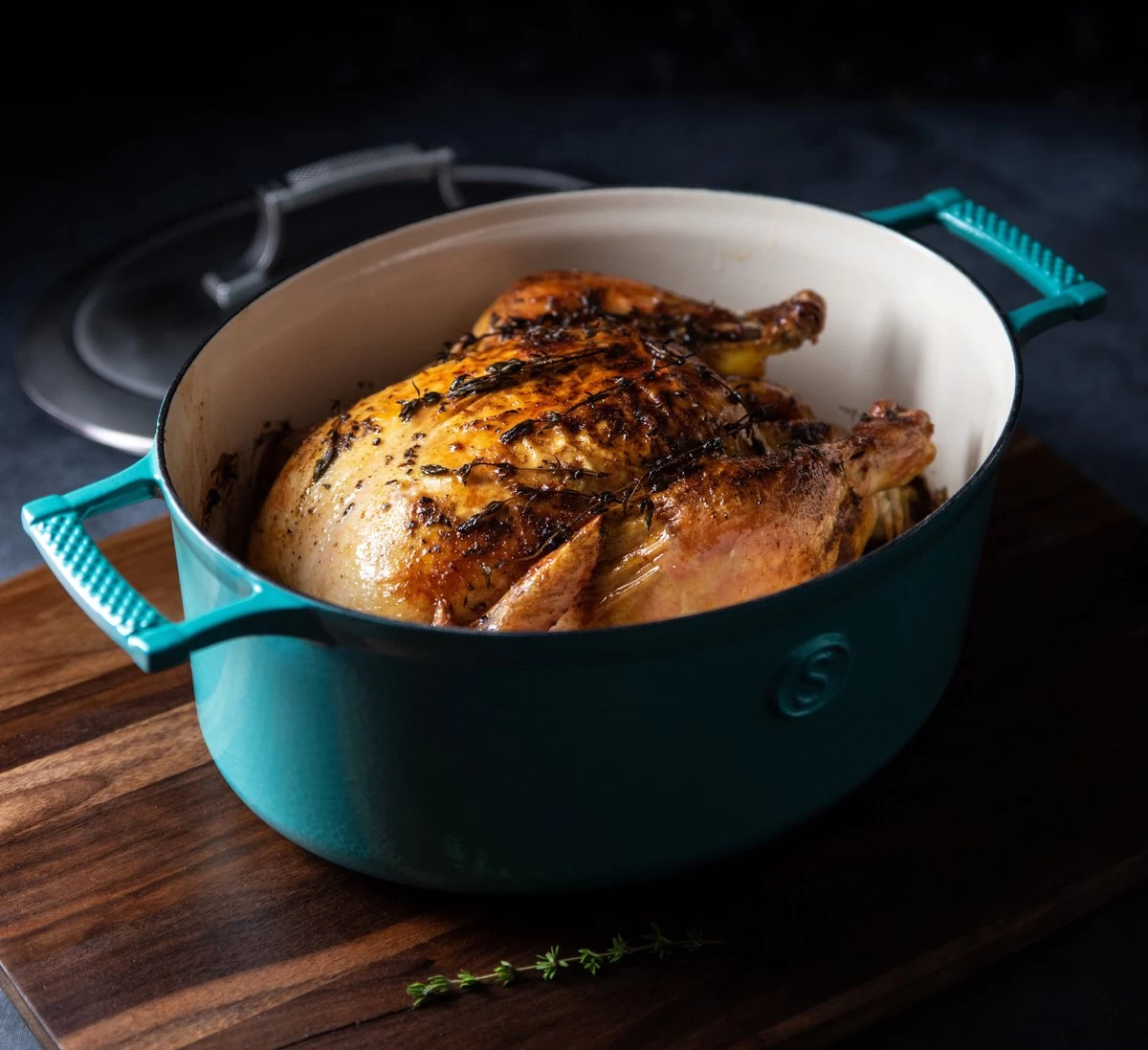 Saveur Selects Série Voyage - Cocotte Ovale En Fonte - 30cm - Avec Couvercle Léger Double Paroi - Blauw Saveur - Convient Pour L'Induction - Sans PFAS 5 Saveur Selects Série Voyage - Cocotte Ovale En Fonte - 30cm - Avec Couvercle Léger Double Paroi - Blauw Saveur - Convient Pour L'Induction - Sans PFAS – Image 5