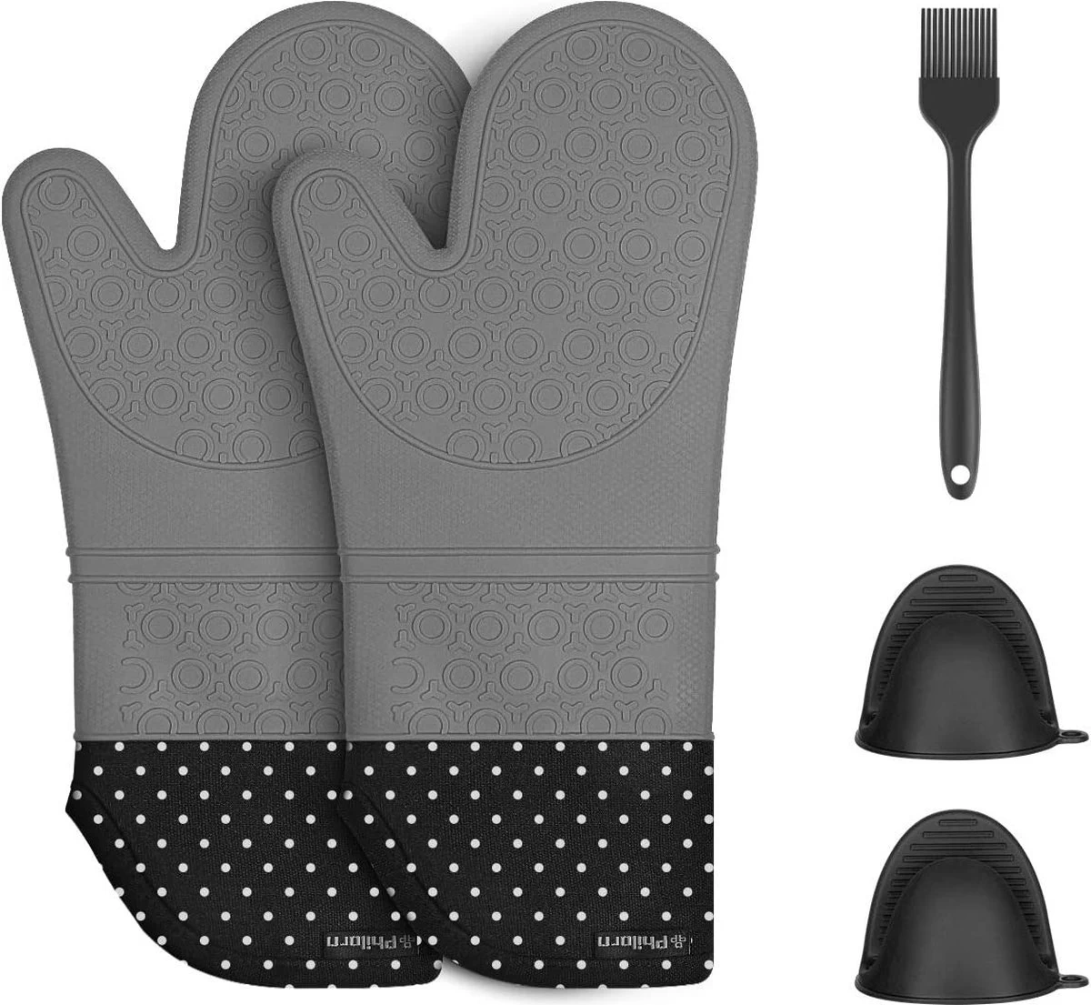 Ensemble De Gants De Cuisine De Luxe – Textile De Cuisine Aid – Accessoires De Four – Gloves De Four 1 Ensemble De Gants De Cuisine De Luxe – Textile De Cuisine Aid – Accessoires De Four – Gloves De Four