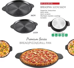 Cuisson CF® | Plaque De Gril à Induction | 36 CM | Toutes Les Sources De Chaleur | Induction | Y Compris Pain, Pizza & Crêpes -Fournitures De Cuisine Boutique 1200x1110 2