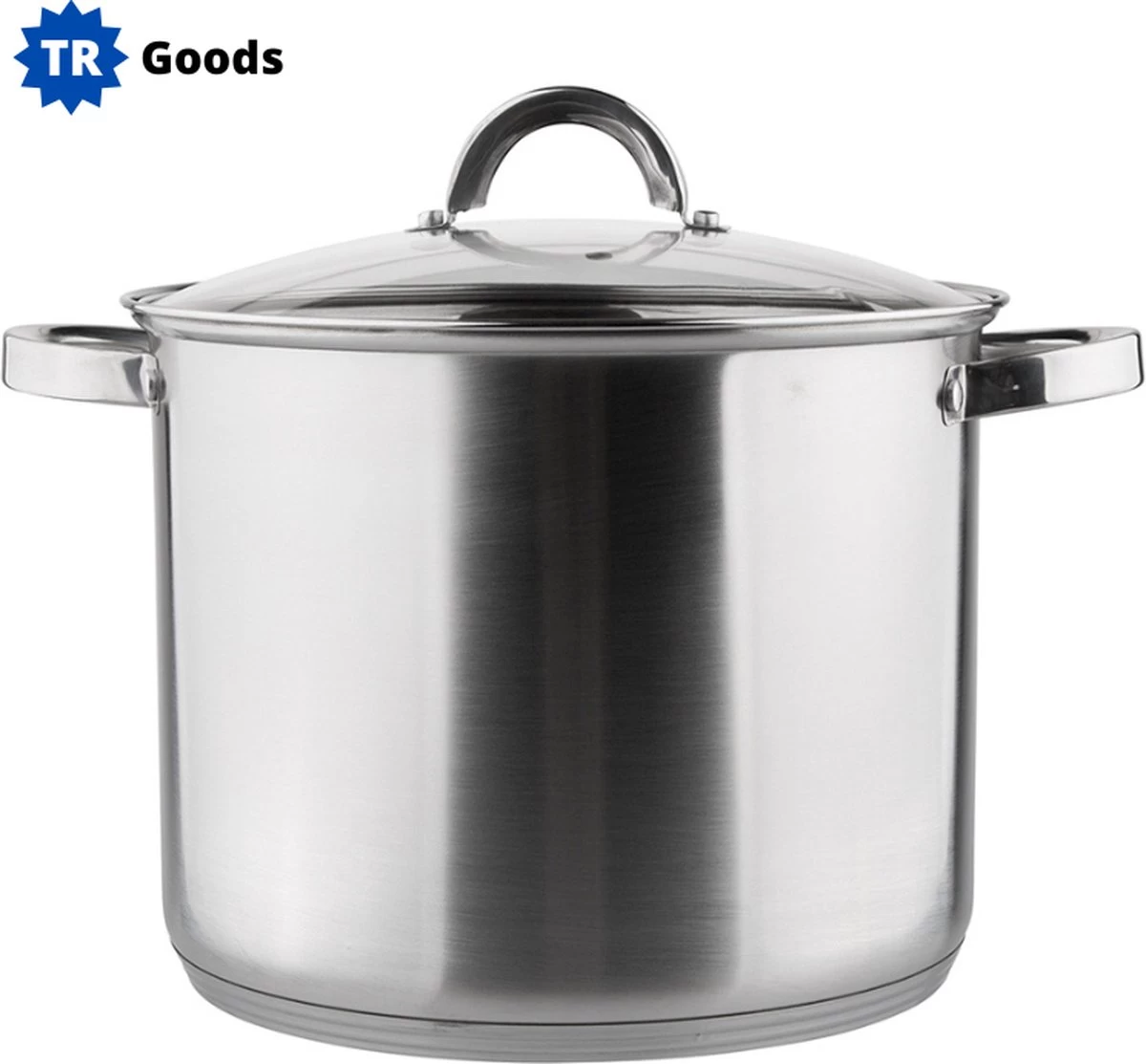 TR Goods - Pot à Soupe En Acier Inoxydable 8,5 Litres Avec Couvercle - Acier Inoxydable - Avec Couvercle - 24 Cm - Convient Pour L'induction 2 TR Goods - Pot à Soupe En Acier Inoxydable 8,5 Litres Avec Couvercle - Acier Inoxydable - Avec Couvercle - 24 Cm - Convient Pour L'induction – Image 2