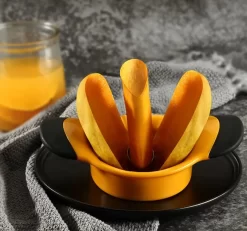 Coupe- Mango En Acier Inoxydable - Dénoyauteur De Mangue - Coupe-fruits - Ustensiles De Cuisine - Couteau à Fruits - Coupe-fruits -Fournitures De Cuisine Boutique 1200x1124