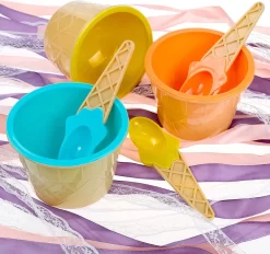 6 Pièces Sundae Avec Cuillères, Bols à Dessert, Cadeaux, Ensemble De Tasses à Glace, Pour Les Enfants, Jolis Bols à Glace Colorés Pour Les Enfants, Pour La Famille, Le Camping, La Fête De Noël -Fournitures De Cuisine Boutique 1200x1128