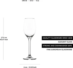 Libbey Verres à Vin Red Vin Eres - 140 Ml / 14 Cl - 6 Pièces - Passe Au Lave-vaisselle - Design Classique 10 Libbey Verres à Vin Red Vin Eres - 140 Ml / 14 Cl - 6 Pièces - Passe Au Lave-vaisselle - Design Classique -Fournitures De Cuisine Boutique 1200x1129 3
