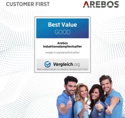 AREBOS Presse Fruits Extracteur Vapeur Presse-agrumes Cuiseur Vapeur Extracteur De Jus Ø 26cm -Fournitures De Cuisine Boutique 1200x1135 4