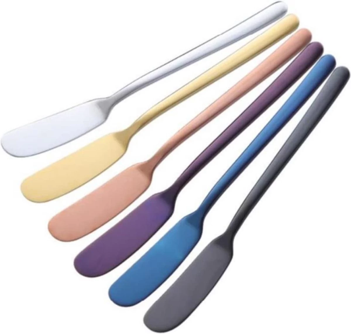 Doodadeals® | Couteau à Beurre Blauw | Couteau à Beurre | Couteaux De Lubrification | Couteaux à Tapas | ACIER INOXYDABLE | 2 Pièces 8 Doodadeals® | Couteau à Beurre Blauw | Couteau à Beurre | Couteaux De Lubrification | Couteaux à Tapas | ACIER INOXYDABLE | 2 Pièces – Image 8