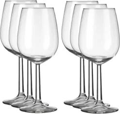 24x Verres à Vin De Luxe Pour Vin Blanc 350 Ml Bouquet - 35 Cl - Verres à Vin Blanc - Boire Du Vin - Verres à Vin à Vin En Verre