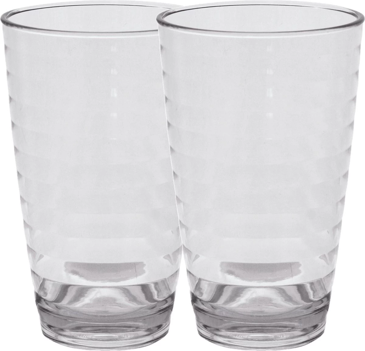 Eurotrail Set De 4 X Verres à Eau/verres De Camping/pique-nique En Plastique Incassable Transparent 285 Ml - Verre En Polycarbonate 2 Eurotrail Set De 4 X Verres à Eau/verres De Camping/pique-nique En Plastique Incassable Transparent 285 Ml - Verre En Polycarbonate – Image 2