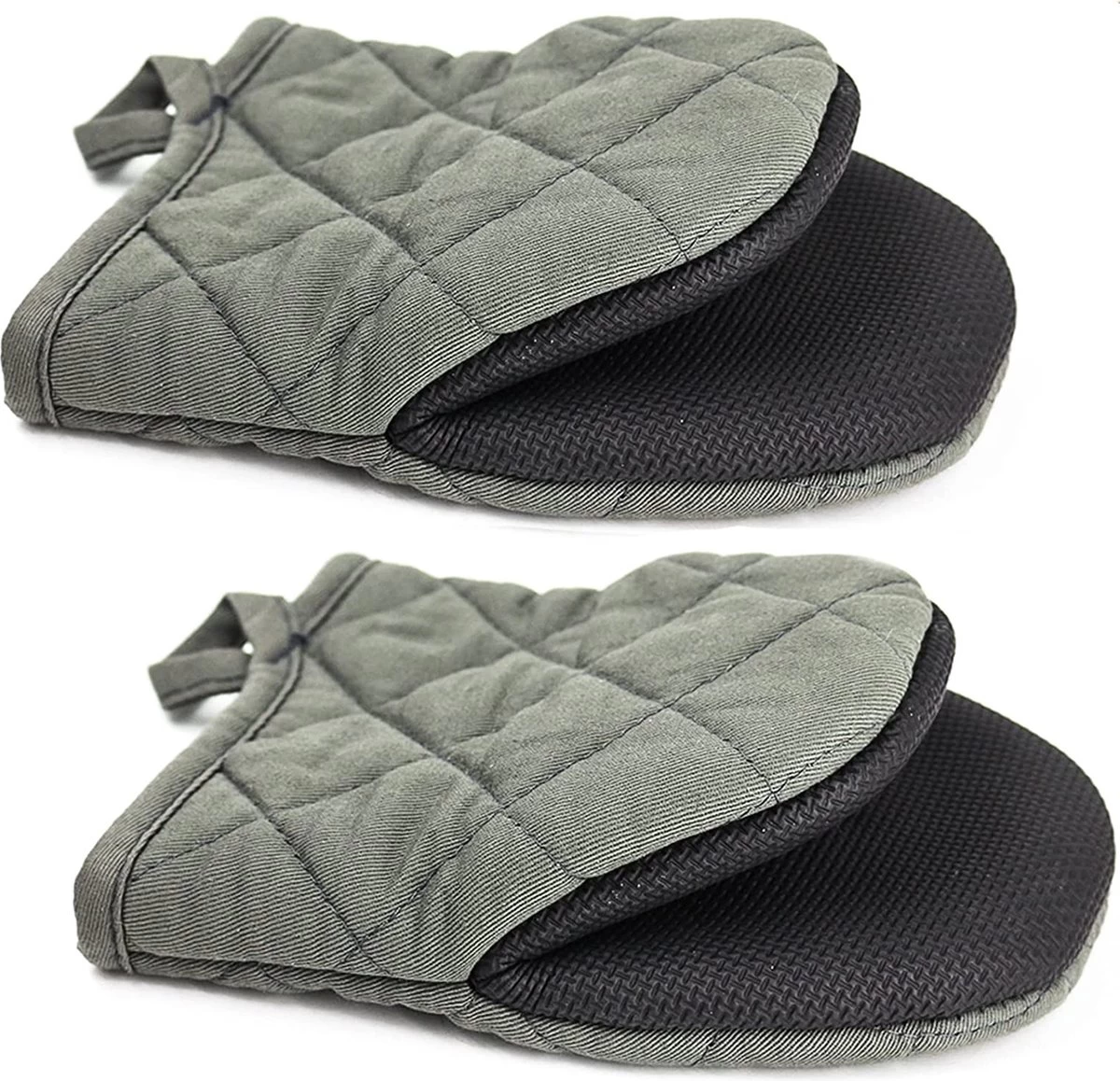 Topsky Manique, Gants De Manique, Gants De Four Résistants à La Chaleur, Gants De Four à Micro-Ondes, Néoprène Résistant à La Chaleur, Coton, Surfaces, Antidérapants, Gants De Four Courts, 1 Paire (Gris) 1 Topsky Manique, Gants De Manique, Gants De Four Résistants à La Chaleur, Gants De Four à Micro-Ondes, Néoprène Résistant à La Chaleur, Coton, Surfaces, Antidérapants, Gants De Four Courts, 1 Paire (Gris)