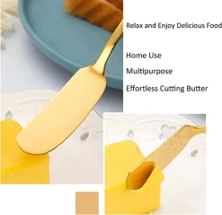 Doodadeals® | Couteau à Beurre Or | Couteau à Beurre | Couteaux De Lubrification | Couteaux à Tapas | ACIER INOXYDABLE | 2 Pièces -Fournitures De Cuisine Boutique 1200x1167 2