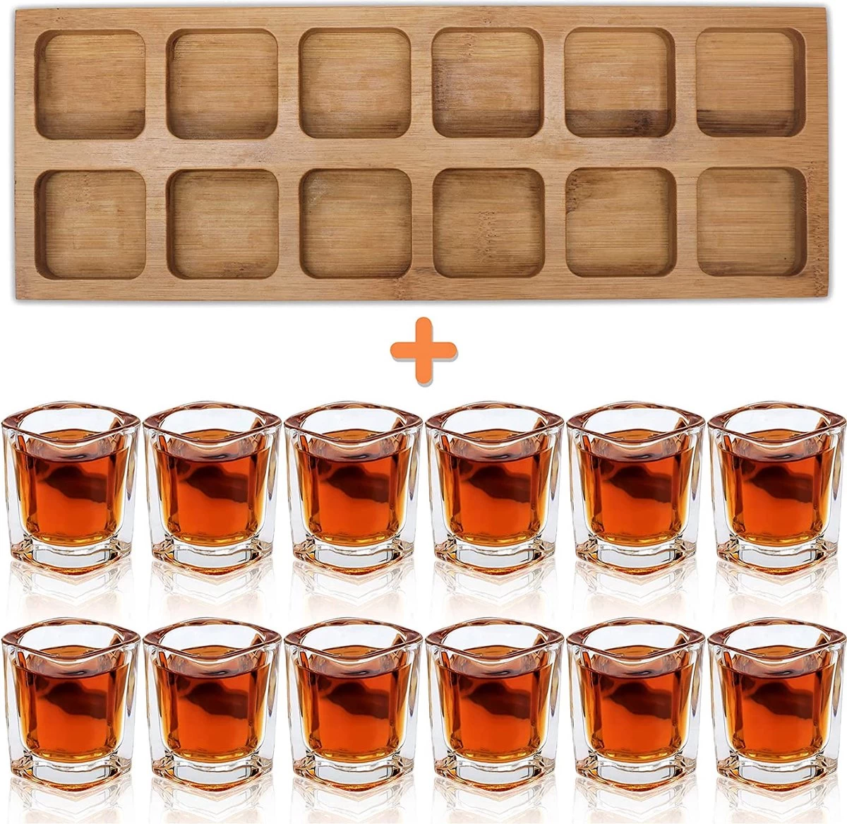 Set De Verres à Shot , Porte-cocktail Et Glas à Shot , Organiseur De Planche De Service De Boissons 12 Trous Avec Verre En Crystal Transparent 12 Pièces 2 Oz/60 Ml Pour Liqueurs , Whisky, Eau De Vie , Vodka 4 Set De Verres à Shot , Porte-cocktail Et Glas à Shot , Organiseur De Planche De Service De Boissons 12 Trous Avec Verre En Crystal Transparent 12 Pièces 2 Oz/60 Ml Pour Liqueurs , Whisky, Eau De Vie , Vodka – Image 4
