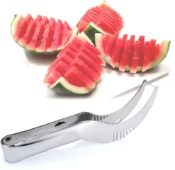 Coupe-fruits Pastèque Set 3 Pièces - Ensemble De Coupe De Fruits - Coupe Rapide Et Efficace Des Pastèques - Trancheuse - Diverse Formes - Inox -Fournitures De Cuisine Boutique 1200x1168