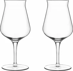 Luigi Bormioli - 2 Luigi Bormioli De Bière - Verre à Dégustation De Bière Idéal Idéal Pour La Bière - 42cl - Verre En Cristal Ultra Clair Et Pur
