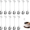 Cuillère à Café / Cuillères à Café Cuillères à Expresso, Cuillères à Dessert Cuillères à Café, Petites Mini Cuillères Pour Les Fêtes, Va Au Lave-vaisselle - 12pcs