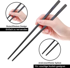 Bâtonnets à Sushi, Baguettes Allant Au Lave-vaisselle, 5 Paires, 10 Pièces, Avec Coffret Cadeau, Bâtonnets à Sushi, Baguettes, Set à Sushi, Vaisselle à Sushi, Baguettes à Manger, Baguettes Chinoises -Fournitures De Cuisine Boutique 1200x1172