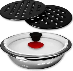 Royal Swiss - Pan Induction 16 Pièces Avec Couvercle En Verre - Casserole / Casserole / Poêle En Acier Inoxydable - Sans PFAS 9 Royal Swiss - Pan Induction 16 Pièces Avec Couvercle En Verre - Casserole / Casserole / Poêle En Acier Inoxydable - Sans PFAS -Fournitures De Cuisine Boutique 1200x1173 6