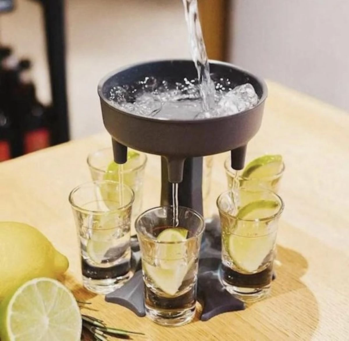 Fontaine à Shot Comprenant 6 Verres à Shot Bouchons Colorés & Leak - Fabricant De Shot - Distributeur De Shot - Verseur - Shots - Verres à Shot - Distributeur - Boisson - Party - Idée Cadeau Originale - Fontaine à Shot 4 Fontaine à Shot Comprenant 6 Verres à Shot Bouchons Colorés & Leak - Fabricant De Shot - Distributeur De Shot - Verseur - Shots - Verres à Shot - Distributeur - Boisson - Party - Idée Cadeau Originale - Fontaine à Shot – Image 4