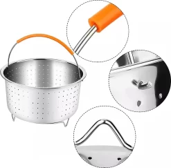 Insert Vapeur Inox, Accessoires Instant Pot, Panier Cuisson Légumes Vapeur, Cuiseur Vapeur Pour Autocuiseur Avec Poignée En Silicone Pour Cuire à La Vapeur Légumes, Fruits Et œufs (3 M²) 12 Insert Vapeur Inox, Accessoires Instant Pot, Panier Cuisson Légumes Vapeur, Cuiseur Vapeur Pour Autocuiseur Avec Poignée En Silicone Pour Cuire à La Vapeur Légumes, Fruits Et œufs (3 M²) -Fournitures De Cuisine Boutique 1200x1182 2