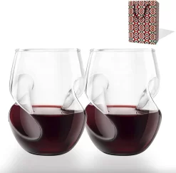 Ensemble De Verres à Verres à Vin De Luxe - Salle à Manger De Noël - Set De Verres à Vin - Passe Au Lave-vaisselle - Glas Durable De Haute Qualité