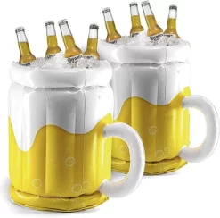 *** 3x Refroidisseur De Bière Gonflable Sunny- Chope à Bière - Refroidisseur De Bouteille De Bière - Enterrement De Fête - Party Party - Par Heble® ***