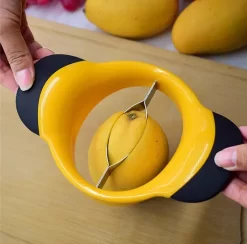 Coupe- Mango En Acier Inoxydable - Dénoyauteur De Mangue - Coupe-fruits - Ustensiles De Cuisine - Couteau à Fruits - Coupe-fruits