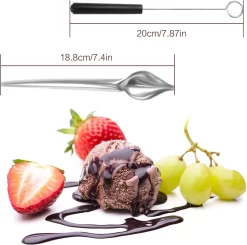 11 Pcs Fourchette à Chocolat, Couverts à Chocolat, Set De Fourchettes à Trempette à Chocolat En Acier Inoxydable Avec Poignée D'Isolation Thermique Pour Chocolat Pralines Fruit Candy Cake Fondue (Argent) -Fournitures De Cuisine Boutique 1200x1188 5
