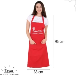 Set De 2 Rouge | 65x95cm | King Et Reine De La Kitchen | 2 Tabliers De Cuisine | Tablier Avec Poches | Tablier De Cuisine Dames | Tablier De Cuisine Pour Femme | Tablier De Cuisine Pour Hommes | Cadeau | BBQ De Cuisson -Fournitures De Cuisine Boutique 1200x1189 14