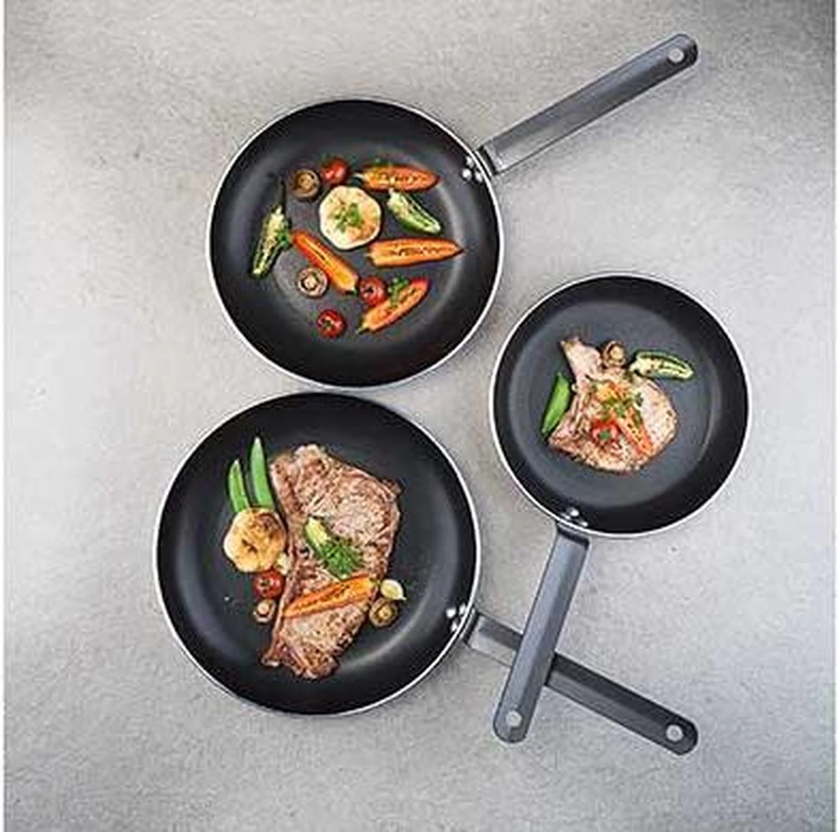 Poêle à Frire Ct Prof D36cm Revêtement Antiadhésif3mm - Convient Pour L'induction 3 Poêle à Frire Ct Prof D36cm Revêtement Antiadhésif3mm - Convient Pour L'induction – Image 3