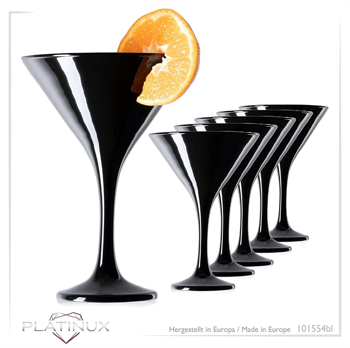 Verres à Martini Noirs 150 Ml Ensemble De 6 Verres à Cocktail En Verre Verres De Bar Verre à Martini Flèche à Cocktail 2 Verres à Martini Noirs 150 Ml Ensemble De 6 Verres à Cocktail En Verre Verres De Bar Verre à Martini Flèche à Cocktail – Image 2