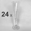 24x Flûtes à Champagne/ Flûtes 220 Ml - 22 Cl - Verres à Champagne - Boire Du Champagne - Flûtes à Champagne En Verre - Transparent