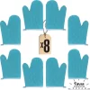 Tavas Gants De Gants De Four Résistants à La Chaleur 8 Pièces Turquoise Gant De Four Katoen, Thermolite Jusqu'à 200°C