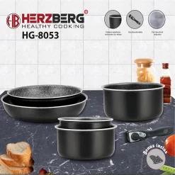 Herzberg HG-8053: Ensemble De Cuisine 7 Pièces Avec Revêtement En Marbre Et Poignée Amovible -Fournitures De Cuisine Boutique 1200x1198 13