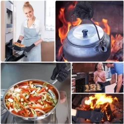 Gants De Barbecue (1 Paire / 2 Pièces) - BBQ - Gants De Four - Gants De Gants De Four - Résistant à La Chaleur Jusqu'à 500 Degrés Celsius - Antidérapant - Accessoires De BBQ - Feu - Cuisson - Four 6 Gants De Barbecue (1 Paire / 2 Pièces) - BBQ - Gants De Four - Gants De Gants De Four - Résistant à La Chaleur Jusqu'à 500 Degrés Celsius - Antidérapant - Accessoires De BBQ - Feu - Cuisson - Four -Fournitures De Cuisine Boutique 1200x1198 32