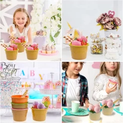 6 Pièces Sundae Avec Cuillères, Bols à Dessert, Cadeaux, Ensemble De Tasses à Glace, Pour Les Enfants, Jolis Bols à Glace Colorés Pour Les Enfants, Pour La Famille, Le Camping, La Fête De Noël -Fournitures De Cuisine Boutique 1200x1199 2