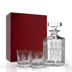 Très Exclusif Ensemble 3 Pièces Glencairn Whisky De La Skye Collection Dans Un Coffret De Présentation En Bois -24% Cristal Au Plomb -Fournitures De Cuisine Boutique 1200x1199 8