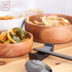 House Of Husk Set De Baguettes Pour 1 Personne - 1 Paire De Baguettes Coréennes En Métal - Y Compris Cuillère Et Support - Acier Inoxydable - Métal - Baguettes - Coréen - Passe Au Lave-vaisselle - Baguettes à Sushi - Nouilles - Zwart -Fournitures De Cuisine Boutique 1200x1200 110