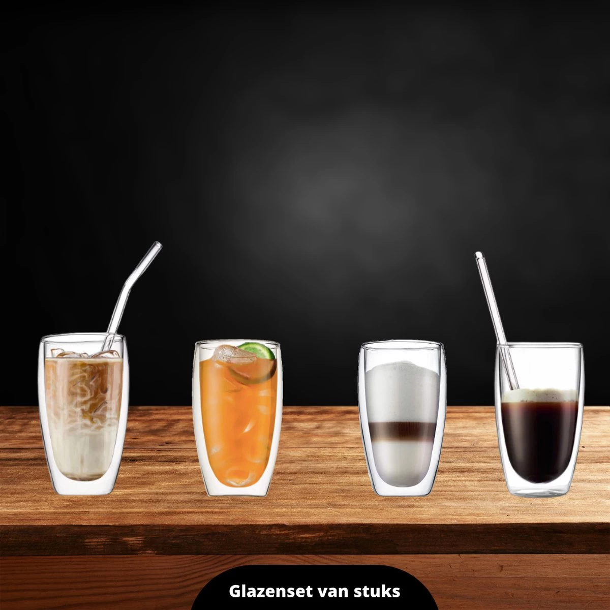 GLAEZ® Verres à Double Paroi - 4 Pièces - Verres à Café à Café Latte Macchiato - Tasses à Café/Verres à Thé - Verre Long Drink - Verre Mojito - Verre à Café Verres à Thé à La Main - Verres à Café Double Paroi - Set De 6 Pièces - 450 Ml 3 GLAEZ® Verres à Double Paroi - 4 Pièces - Verres à Café à Café Latte Macchiato - Tasses à Café/Verres à Thé - Verre Long Drink - Verre Mojito - Verre à Café Verres à Thé à La Main - Verres à Café Double Paroi - Set De 6 Pièces - 450 Ml – Image 3