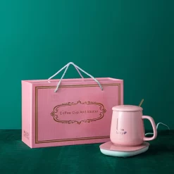 Cadeau De La Saint-Valentin Pour Cheveux, Tasse à Café, Coffret Cadeau, Tasse à Thé, Céramique, Chauffage, Régulateur De Température