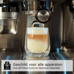 Verres à Verres à Café De Luxe à Double Paroi - Verres à Verres à Thé à Double Paroi - Verres à Cappuccino - Tasse à Cappuccino - Verres à Thé à Double Paroi - 250 Ml Lot De 6 -Fournitures De Cuisine Boutique 1200x1200 1185