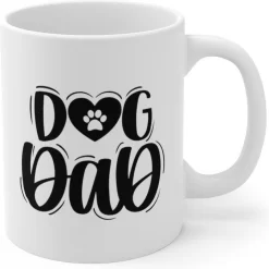 Tasse En Céramique De Papa De Chien, Cadeau Mignon De Tasse En Céramique Pour Des Papas, Style Unique Pour Des Papas De Chien, Tasses De Qualité Pour Des Papas De Chien, D015-027W, 11oz, -Fournitures De Cuisine Boutique 1200x1200 1236