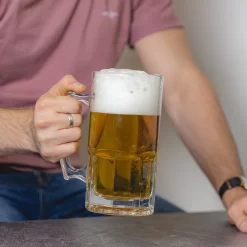 Labyrinth - Verre à Bière Dans Une Boîte En Bois (27x21x21 Cm) Avec Sous-verre En Bois - Chope à Bière 1 Litre - Coffret Cadeau -Fournitures De Cuisine Boutique 1200x1200 1256